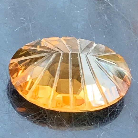 9.30 Carats Natural Citrine Nice Cut Gemstone - Picture 11 of 17
